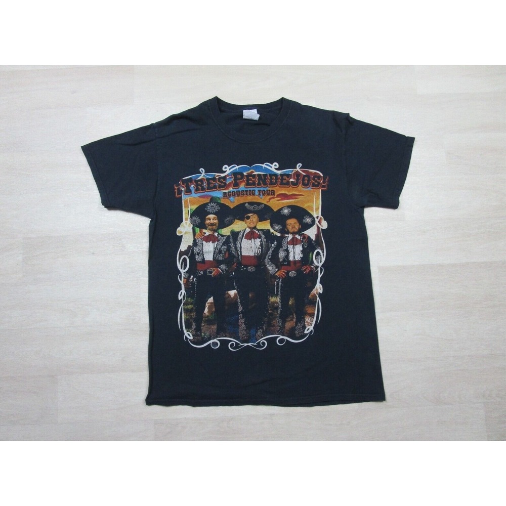 Tres Pendejos! Acoustic Tour Shirt (M) Concert Graphic 3 Musketeers Movie Parody